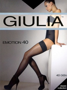 Чулки Giulia Emotion 40, разм. 3/4, черный