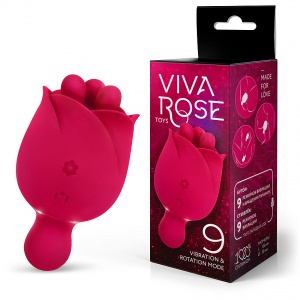 Вибромассажер Viva Rose, розовый