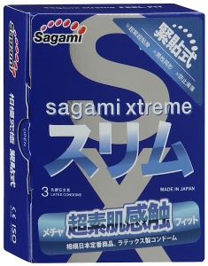 Презервативы Sagami Xtreme Feel Fit супероблегающие, 3 шт