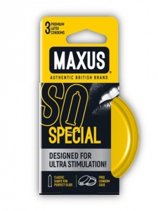 Презервативы Maxus Special точечно-ребр., 3 шт, 1 уп.