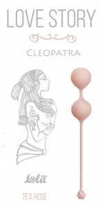 Шарики вагинальные Love Story Cleopatra Tea Rose, розовый