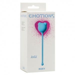 Шарик вагинальный Emotion Roxy, голубой