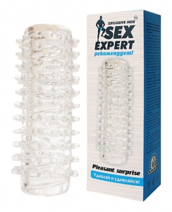 Насадка открытая Sex Expert с шипами