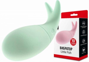 Виброяйцо EroHot Little Fish, 10 режимов, зеленый
