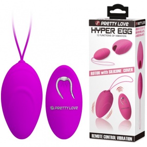 Виброяйцо Pretty Love Hyper Egg, 12 режимов, розовый