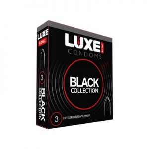 Презерватив Luxe Royal Black Collection, 3 шт.