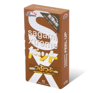 Презервативы Sagami Xtreme Feel Up, усиливающие ощущения, 10 шт. 
