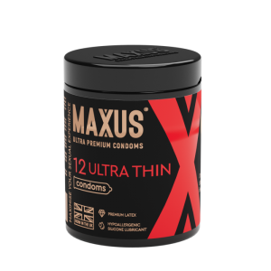 Презервативы Maxus Ultra Thin ультратонкие, 12 шт, 1 уп.