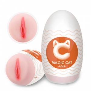Мастурбатор Magic Cat Loli, soft-силикон, многоразовый