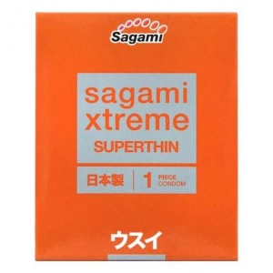 Презервативы Sagami Xtreme Superthin 0.04, ультратонкие, 1 шт. 