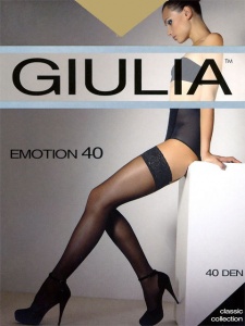 Чулки Giulia Emotion 40, разм. 1/2, легкий загар