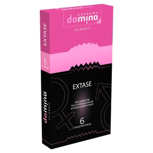 Презервативы Domino Classic Extase текстурированные, 6 шт