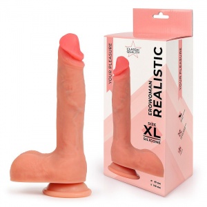 Фаллоимитатор 190х49 мм Erowoman Realistic, силикон