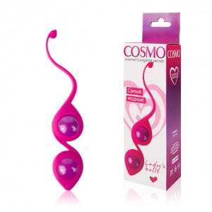 Шарики вагинальные Cosmo, розовый