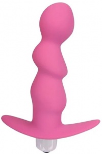 Стимулятор анальный Sweet Toys с вибрацией, розовый