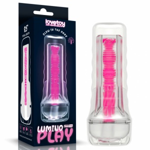 Мастурбатор LoveToy Lumino Play, прозрачный