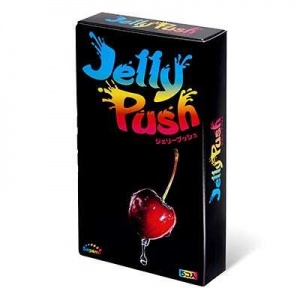 Презервативы Sagami Jelly Push, с контейнером со смазкой, 5 шт. 