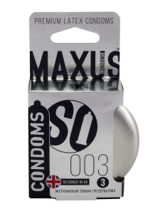 Презервативы Maxus 003 экстраультратонкие, 3 шт, 1 уп.