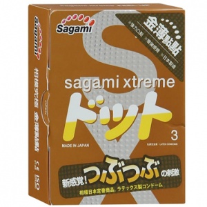 Презервативы Sagami Xtreme Feel Up, усиливающие ощущения, 3 шт. 