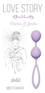 Шарики вагинальные Love Story Diares of Geisha, фиолетовый