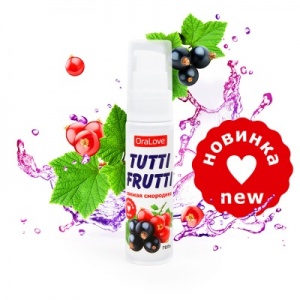 Любрикант Tutti-Frutti съедобный свежая смородина, 30 г. 