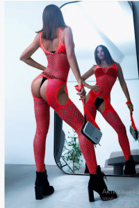 Боди-комбинезон Juicy Lady, разм. 42-46, красный