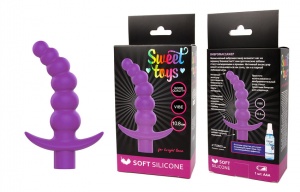 Стимулятор анальный Sweet Toys с вибрацией, фиолетовый