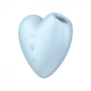 Стимулятор бесконтактный Satisfyer Cutie Heart, голубой  