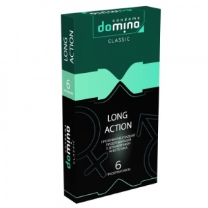 Презервативы Domino Classic Long Action продлевающие, 6 шт