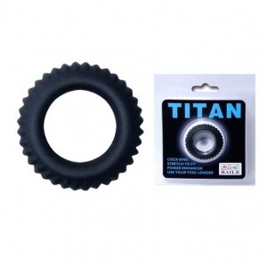 Кольцо эрекционное Pretty Love Titan, черное