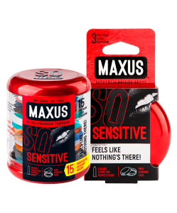Презервативы Maxus Ultra Thin ультратонкие, 15 шт, 1 уп.