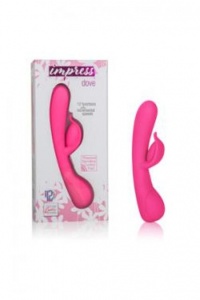 Вибромассажер Impress Dove со стимуляцией клитора, розовый