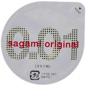 Презервативы Sagami Original 0.01 полиуретановые супертонкие, 1 шт