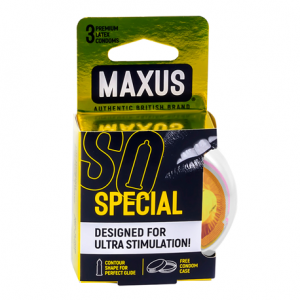 Презервативы Maxus Special точечно-ребр., 3 шт, 1 уп.