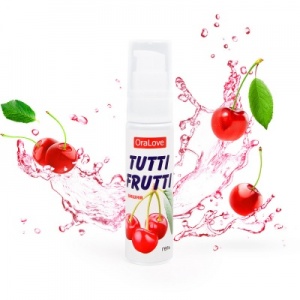 Любрикант Tutti-Frutti съедобный вишня, 30 г. 