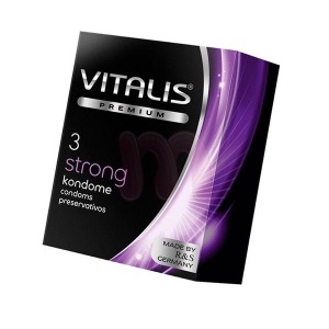 Презервативы Vitalis Strong, утолщенные, 3 шт., 1 уп.