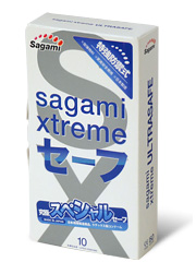 Презервативы Sagami Xtreme Ultrasafe, с двойной смазкой, 10 шт. 